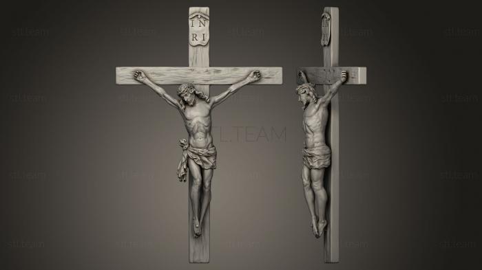 3D модель Иисус На Кресте (STL)